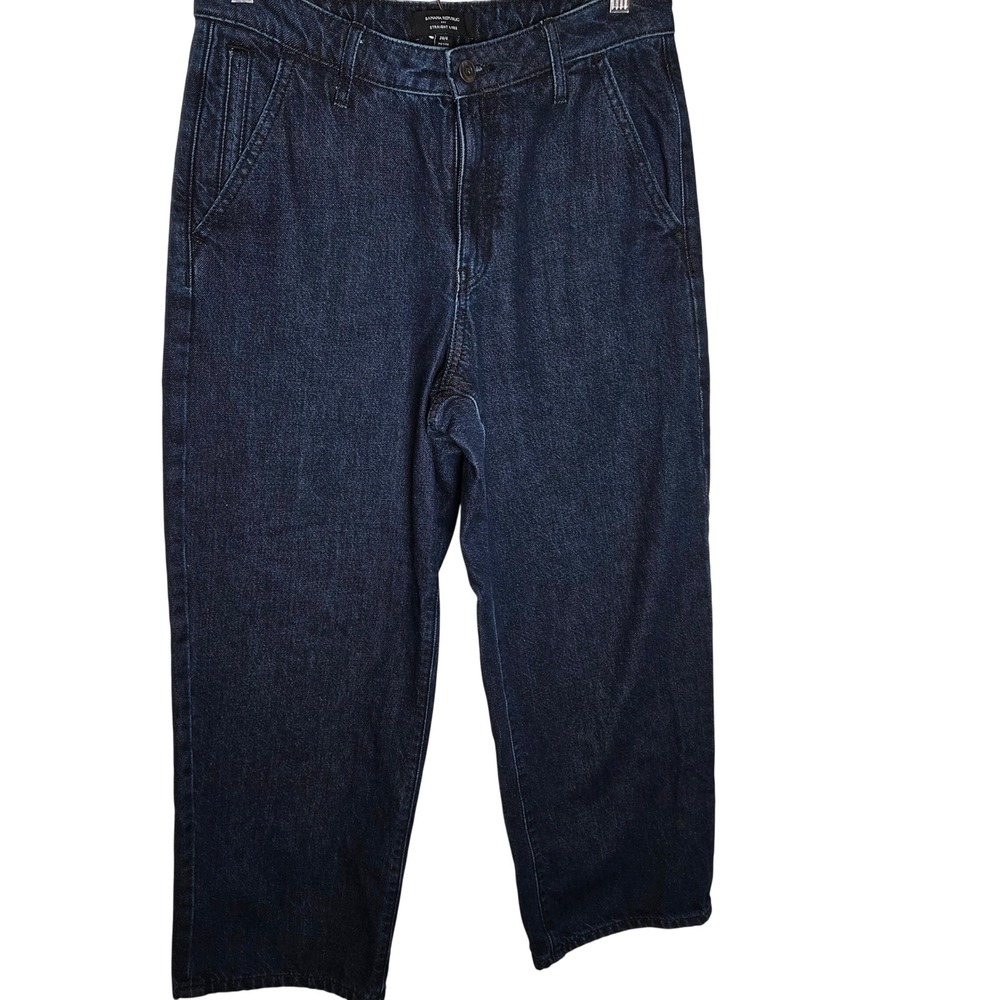 Banana Republic Straight Luxe Cropped Straight Leg Trouser‎ Jeans Petite 28 6
